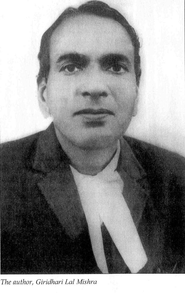 L'autore, Giridhari Lal Mishra