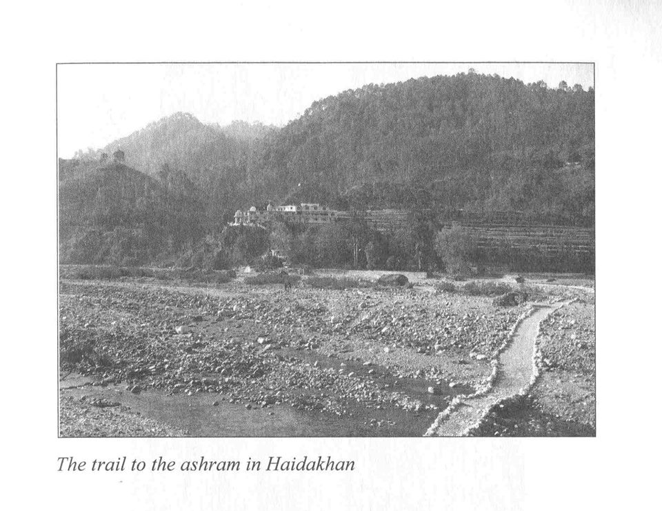 Il sentiero all'ashram a Haidakhan