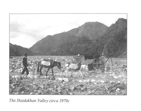 La Valle a Haidakhan nel 1970 circa